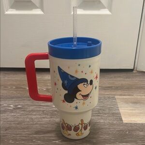 Disney Mickey Mouse Blue and Red Water Bottle
